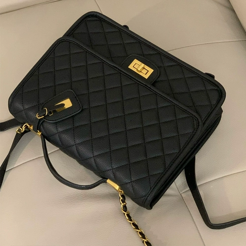 Рюкзак, универсальная сумка через плечо, небольшая сумка, дизайнерская сумка на одно плечо, в стиле Шанель, тренд сезона