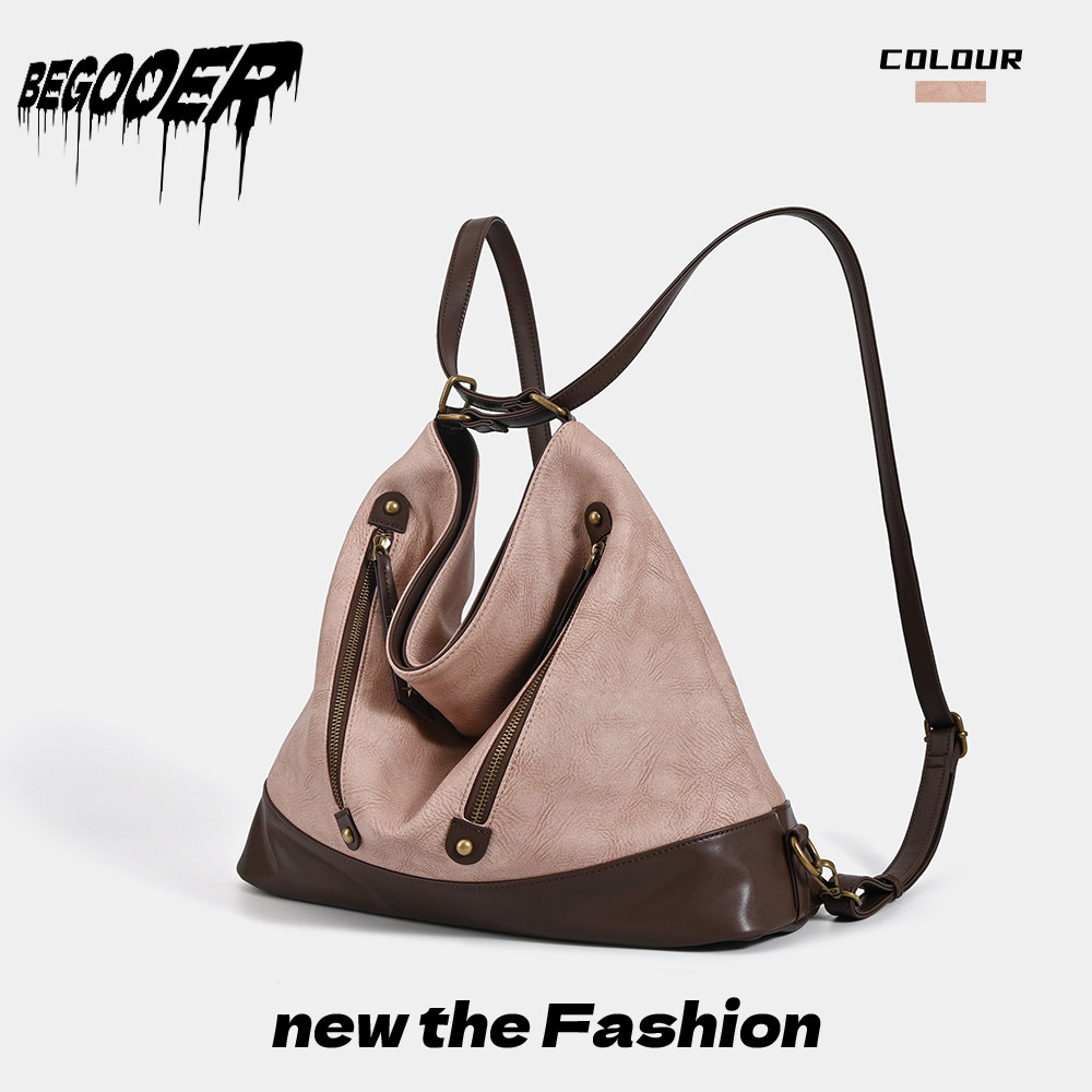BEGOOER Original American Retro 3-in-1 Tote Bag for Women - New Backpack, Commuter Shoulder Bag & Crossbody Bag - Thumbnail 2
