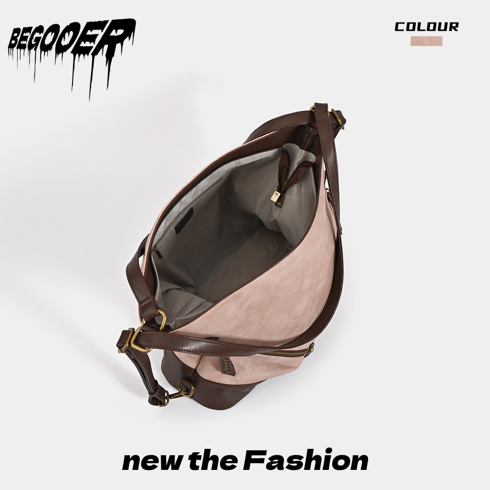 BEGOOER Original American Retro 3-in-1 Tote Bag for Women - New Backpack, Commuter Shoulder Bag & Crossbody Bag - Thumbnail 4