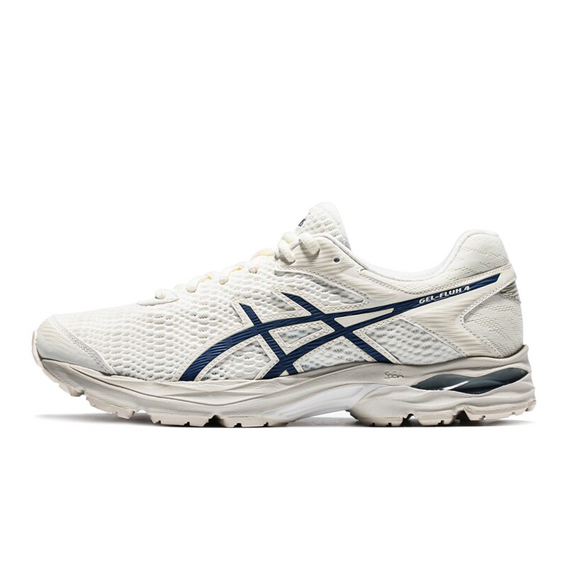 Asics Gel-Flux 4 Mesh Surface Is Comfortable and Stylish, with Fabric and Synthetic Leather for Shock Absorption, Anti-Slip, and Wear Resistance
