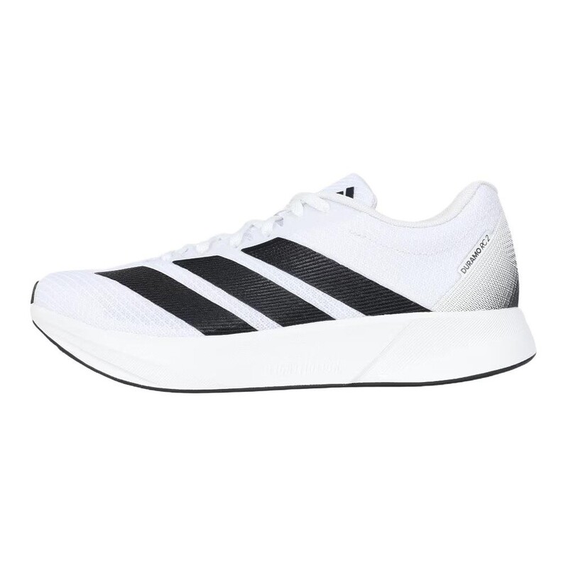 [Liubing Sports] Adidas Duramo Rc2 Low-Top Running Shoes, Same Style for Men and Women, White and Black