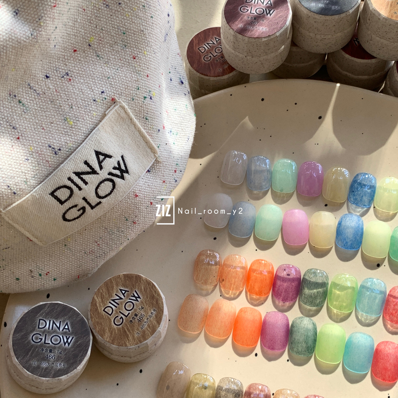 Dinaglow New Product Fun Colorful Glue 27 Colors (446～472) Warm and Cute in Winter