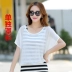 Mùa hè của phụ nữ Hàn Quốc Sọc Vest Dress Áo khoác voan mới Hai mảnh Bộ đồ cỡ lớn Váy mỏng Cổ điển - Sản phẩm HOT Sản phẩm HOT