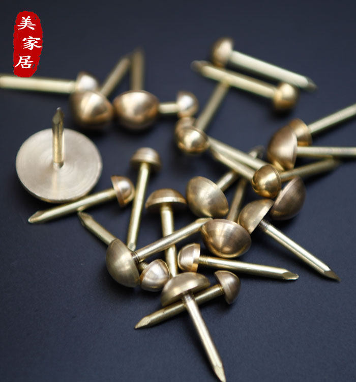 Antique Hardware Bronze Nail Bubble Nails Chinese Drum Nails Small Caps Nail Retro Architectural Door Nails Furniture nails Nails Round Nails