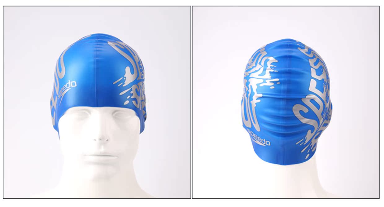 Mũ bơi Speedo nữ tóc dài Thời trang Hàn Quốc nam nữ dễ thương Tóc dài in silicone mũ bơi không thấm nước mũ bơi che tai cho bé