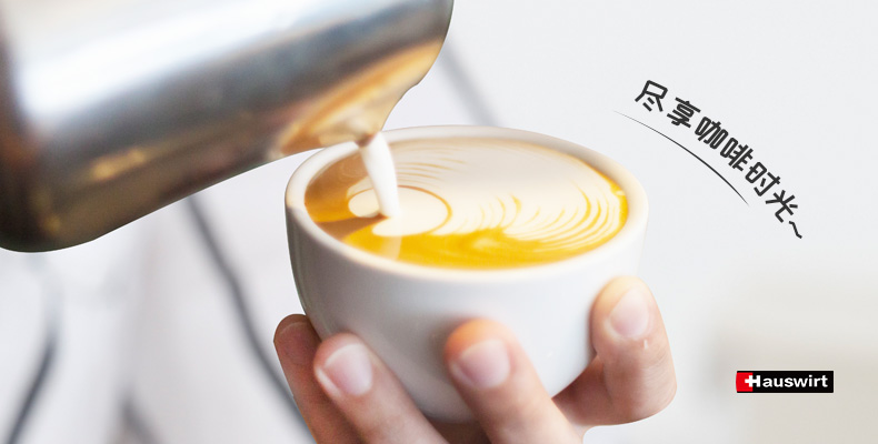 máy xay cafe công nghiệp Máy pha cà phê của Hauswirt Hai tại nhà pha cà phê nồi tạo bọt máy cao áp hơi nước bán tự động - Máy pha cà phê tư vấn mua máy pha cà phê gia đình