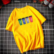 ຄວາມນິຍົມຂອງຊຽງໄຮ້ What Are You garbage classification spoof Personality Loose Douyin SameStyle Girls Short Sleeve Couple T-Shirt