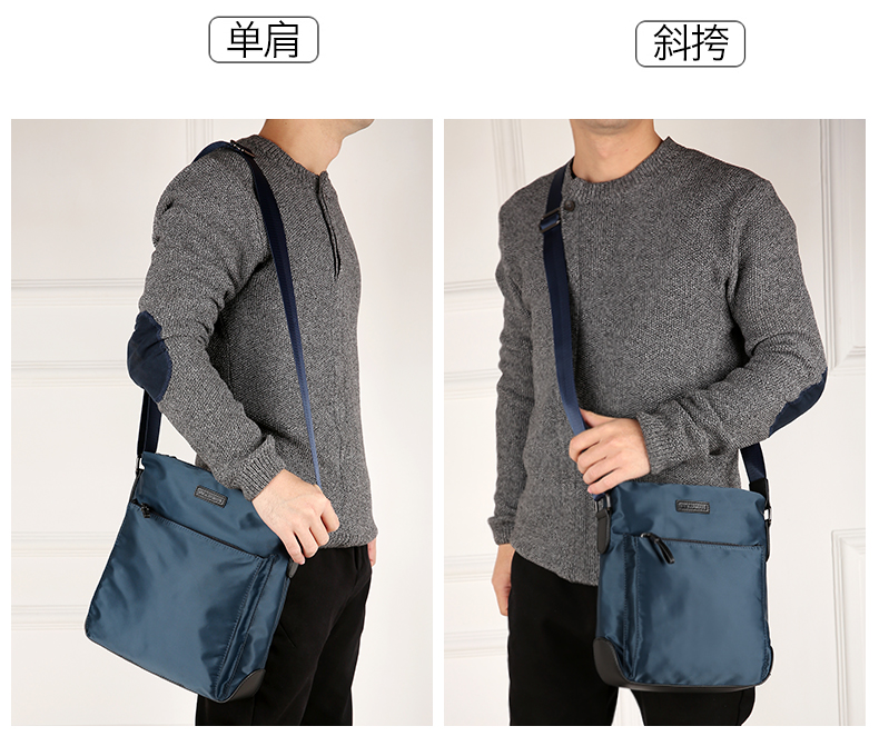 Túi đeo vai nam Túi xách nam Messenger Túi vải Oxford cho nam Túi vải phiên bản Hàn Quốc của túi thủy triều túi vascara