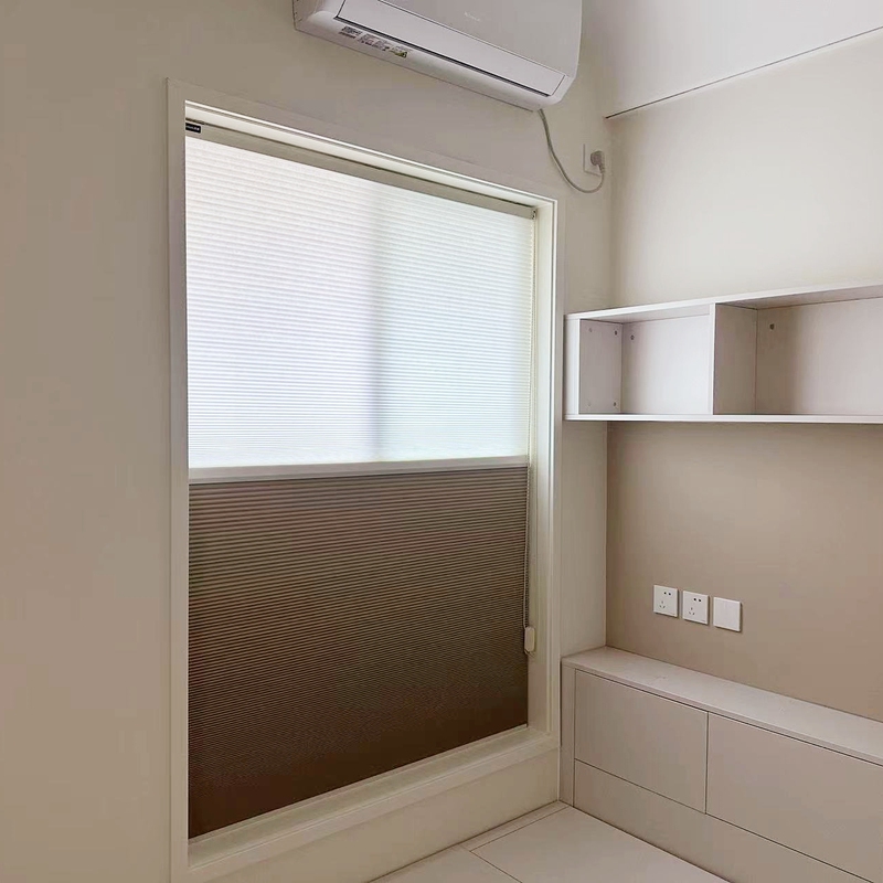 Chuangming Honeycomb Day and Night Curtains, Day Curtain for Light Filtering, Night Curtain for Blackout, Bedroom, Study, Dining Room Curtains and Window Decorations Chuangming Honeycomb Day and Night Curtains, Day Curtain for Light Filtering, Night Curtain for Blackout, Bedroom, Study, Dining Room Curtains and Window Decorations