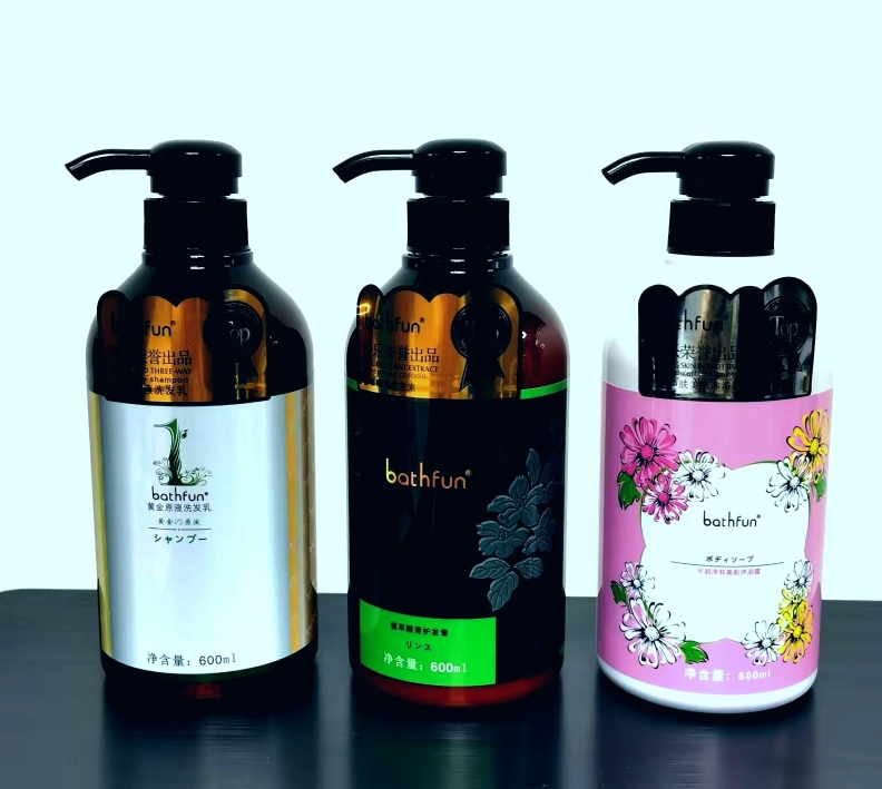 Bath and Care Set, Shampoo, Shower Gel, Conditioner