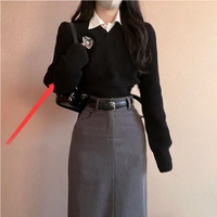 Черный свитер