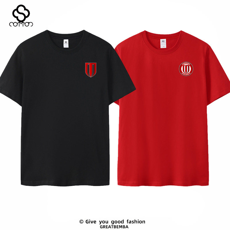 四川成都栄成サッカーチームTシャツ、成都栄成半袖ファンTシャツ、スポーツカジュアルプラスサイズ、中国スーパーリーグ夏用。
