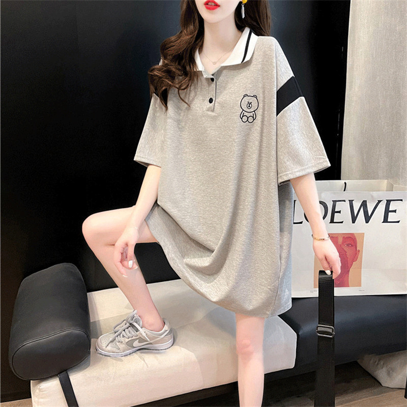 Pregnant Woman Summer Clothing T-shirt Fashion 2022 New Advanced Senses Short Sleeve Blouses Net Red Summer Dress Summer Foreign Dress
