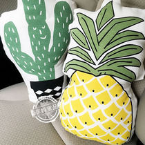 (Promotion) INS Korean pillow pineapple cactus pillow cushion childrens room pillow photo background