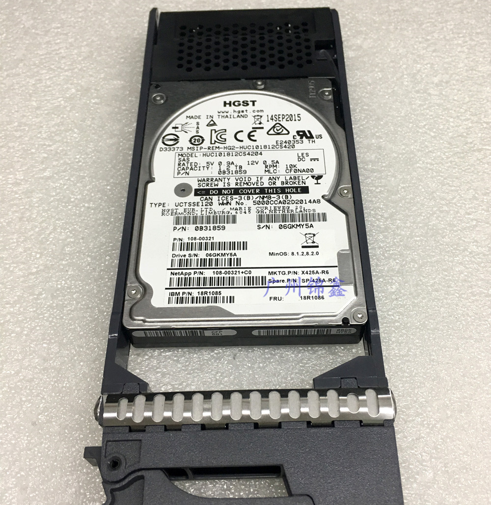 Zero Test Report Netapp X425A-R6 1 2Tb 10K SAS drive for DS2246