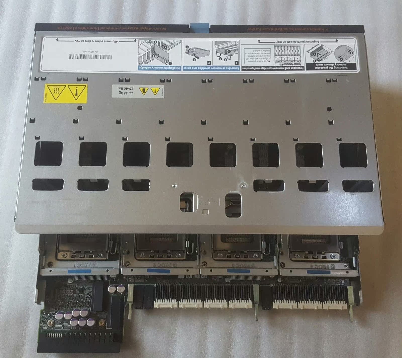 HP DL580 G7 Processor Memory System Board 591197-001