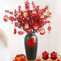 2022 Year of the Tiger Characters Festive Pendant Spring Festival Living Room Decoration Hot Pendant New Year Decoration