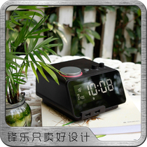 homtime meme C12 Bluetooth speaker multifunction large volume self-defined alarm clock home sound radio