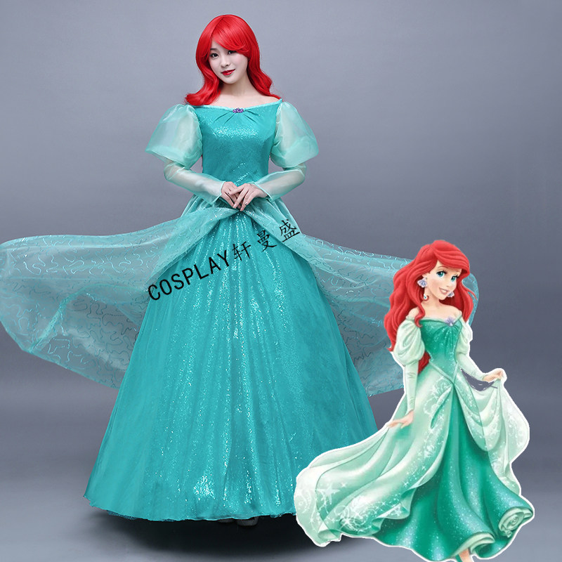 chinese dress ladies Women's Classic Live Action Little Mermaid Ariel Costume