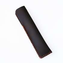 Xmtying Pen Holder Hand Wire Sew Head Layer Cowhide Pen Cover Leather Pen Sleeve Leather Pen Sleeve