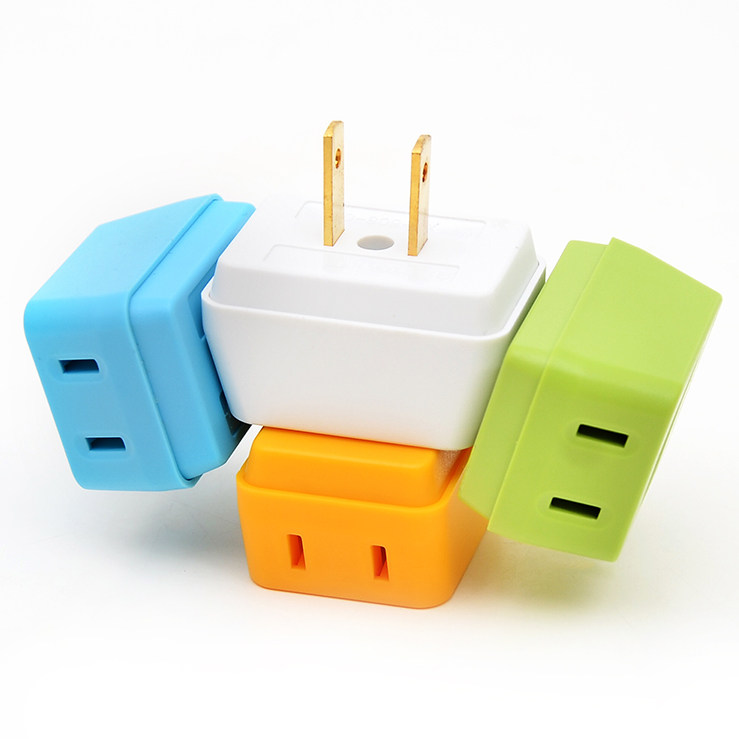 180 degree rotates one drag three ultra - thin wireless two - hole power converter two - pin one - to - three converter socket