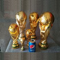 Football memorabilia Football Gold Cup football trophy model fan supplies decorative gold cup gift