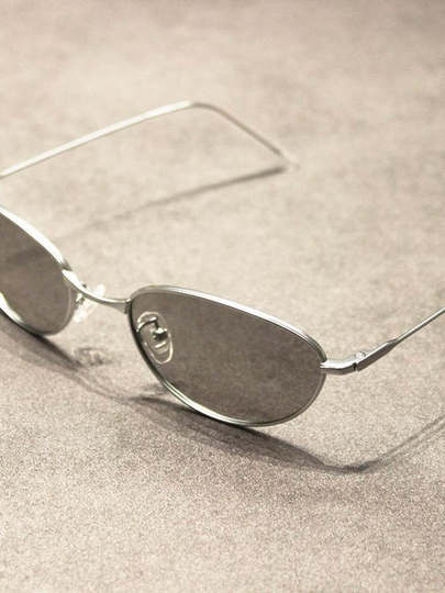 Y2K Punk Metal Frame Personalized Cat-Eye Sunglasses Street Style Concave Shape Unisex Retro Polarized Sunglasses Trendy