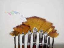 Fan-shaped brush for painting textures on furniture repair Fan-shaped brush for painting textures
