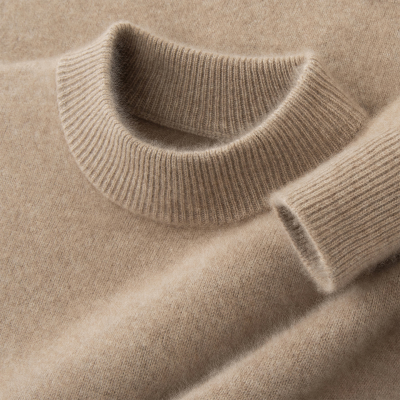 Xihage Double-Layered Thickened Half-High Collar Cashmere Sweater for Men, Casual Knitted Base Layer Pullover, Mid-Neck Cashmere Sweater Xihage Double-Layered Thickened Half-High Collar Cashmere Sweater for Men, Casual Knitted Base Layer Pullover, Mid-Neck Cashmere Sweater