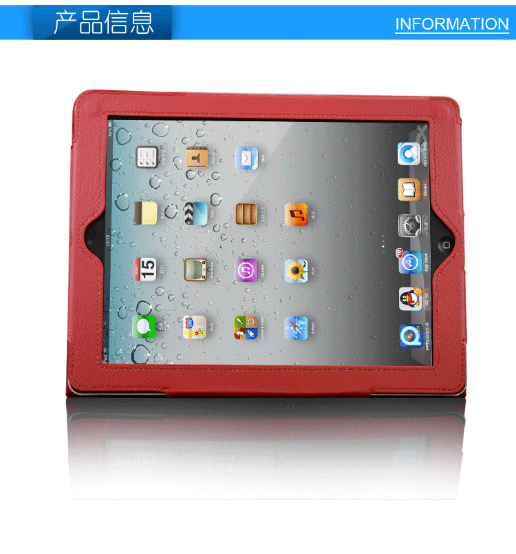 của Apple mới máy tính bảng ipad khí tay áo bảo vệ ban đầu 5 4 3 Mini2 vỏ bao da mỏng nhỏ 1 - Phụ kiện máy tính bảng bàn phím kết nối ipad