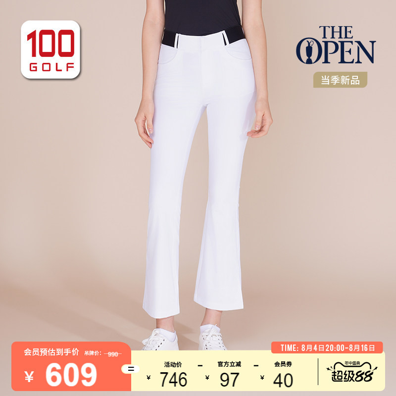 Theopen British Open Golf Women's Long Pants Summer Sun Protection High Elasticity Comfortable Flared Pants Theopen British Open Golf Women's Long Pants Summer Sun Protection High Elasticity Comfortable Flared Pants