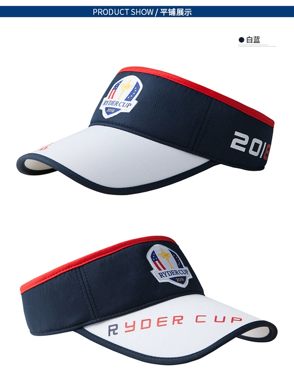 RyderCup Ryder Cup Golf Hat Mùa hè của nam giới Không có nắp điều chỉnh dù để che nắng Hat 18 Sản phẩm mới