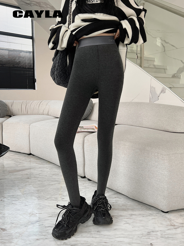 Cayla Meiyabi Women's Pantyhose 2025 Autumn and Winter High-Waisted Slimming Warm Leggings with Elasticity