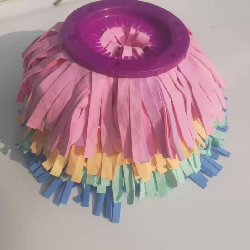 Mop Head Replacement Universal Type No-Hand-Wash Universal Rotating Mop Deerskin Mop Head Floor Cleaning Tool Deerskin Cloth