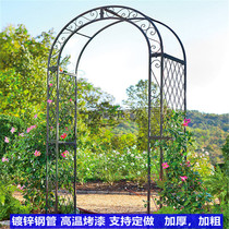 Iron Art Vaulted Flower Racks Vines Moon Arches Flower Racks Iron Wire Lotus Brackets Reptile Eurostyle Iron Art Courtyard Outdoor Arches