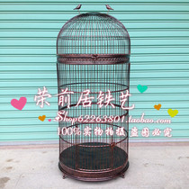 Eurostyle Decorative Iron Art Bird Cage Landing Bird Cage Large Number Movie shooting props white large shop window swing pieces