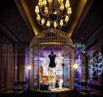 Large Iron Art Decoration Bird Cage Large Wedding Decoration Restaurant Bird Cage Outdoor Park Villas Bird Cage Display Cage