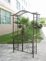 Eurostyle Iron Art Garden Arch courtyard door gardening Decorative Door silk Wedding Wedding Arch rack climbing rattan frame