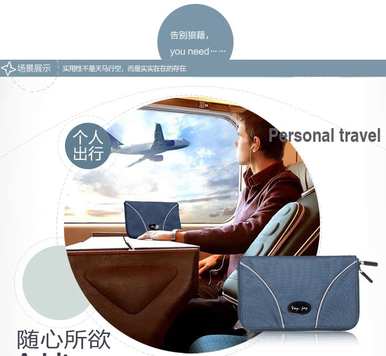 VOYJOY gói thẻ nam nhiều thẻ ID hộ chiếu túi nữ đa chức năng giữ vé ví dung lượng lớn giải trí phiên bản Hàn Quốc - Chủ thẻ ví kẹp tiền