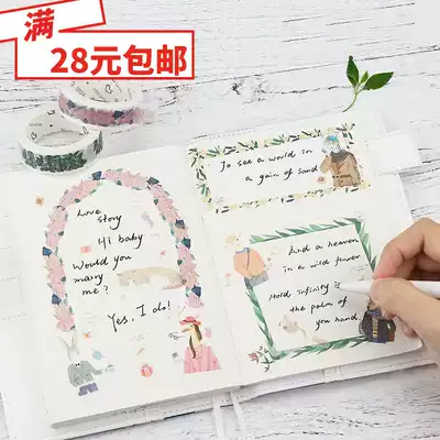 Love of the letter flower collection and paper tape can be torn hipster literary flowers wreath hand account around the paper tape