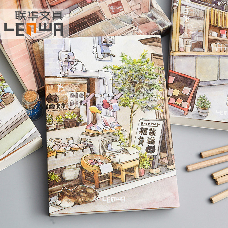 Lionghua Fine Art sketching hand painted speed This creative blank drawing picture This little fresh graffiti This color lead Benson-Taobao