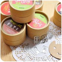 4 delicate and cute metal mini bookmarks Creative mini - bookmarks Box 20 in box