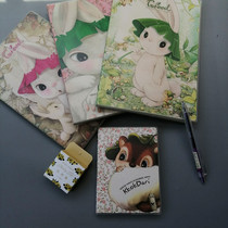 Lianhua Dori cat plastic set color page this rabbit classic student notepad cartoon rubber set diary book