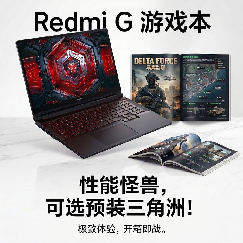Xiaomi Gaming Laptop Redmig 16inch Rtx3050 Gaming Laptop for College Students Ai Notebook E-Sports Delta 3A