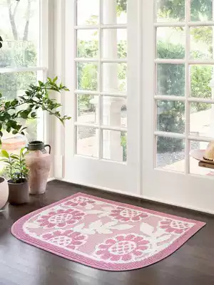 Door mat into the door kitchen mat American pastoral semi-garden Oval absorbent thickened porch bathroom entrance door mat