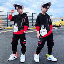 South Korea CUHK Scout Spring and Autumn Two suits 2021 new net red long sleeves casual ocean gas children casual handsome boomers