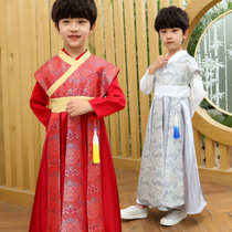 2021 Hanfu Tang Costume China Wind Plays Out of BoysAncient clothes New Year Spring and Autumn Two sets of boys childrens clothes hanfu