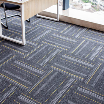 Office carpet flame retardant b1 level commercial square carpet full floor patchwork carpet cement floor billiard hall floor mat