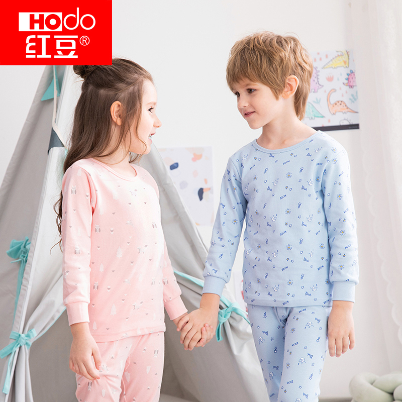 Children's underwear suit pure cotton winter girls warm clotheBaby cotton sweater baby cotton sweater sweater