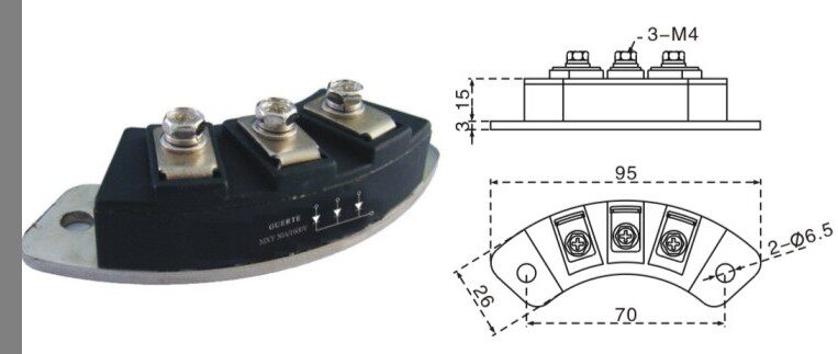 Generator rotary rectifier MXG (X) 40-12 MXY (X) 40-10 12 1516